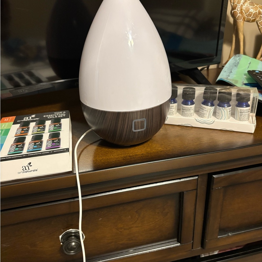 White and Brown Aromatherapy Diffuser